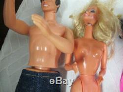 Vintage 80's Barbie Dolls (25) Lot Super Star- Rockers- Ken- Clothes- More