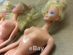 Vintage 80s Barbie Lot Clothes Dolls Dream Date Ken Peaches Cream Rocker Skipper