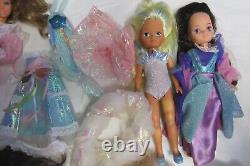 Vintage 80s Barbie and Doll Lot, Heart Family, Jem, Lovelylocks Clothes and More