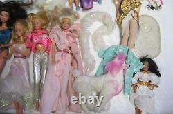 Vintage 80s Barbie and Doll Lot, Heart Family, Jem, Lovelylocks Clothes and More