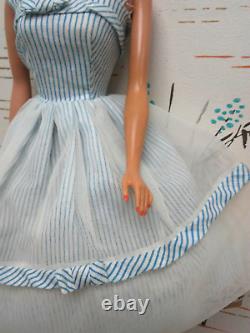 Vintage 850 Platinum White Swirl Ponytail Barbie Doll in 933 Movie Date C30