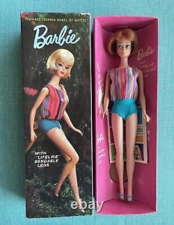 Vintage American Girl Barbie Doll Redhead Titian w Original Box Suit Shoes 1960s