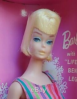 Vintage BARBIE American Girl Lt Blonde NRFB (1965-66) MINT All Original Box MIB