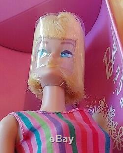 Vintage BARBIE American Girl Lt Blonde NRFB (1965-66) MINT All Original Box MIB