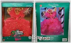 Vintage BARBIE Lot 9 Holiday Doll Collection in Boxes 90 93 94 95 96 97 98 01 02