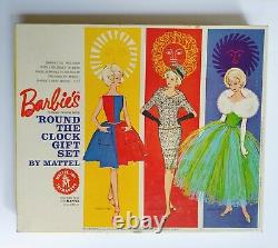 Vintage BARBIE Round The Clock Gift Set #1013 (1964-1965) Mint in Original Box