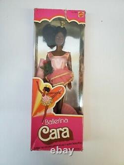 Vintage Ballerina Cara 1975 friend of Barbie Black Doll NRFB MINT Flawless RARE