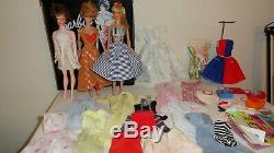 Vintage Barbie 1960 s Early Lot Japan Bubblecut Clone Clothes Shoes Acces. Case