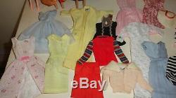 Vintage Barbie 1960 s Early Lot Japan Bubblecut Clone Clothes Shoes Acces. Case