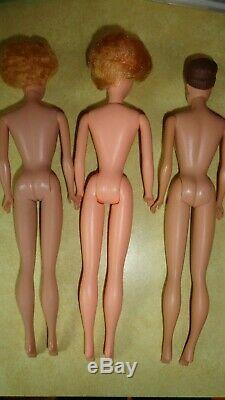 Vintage Barbie 1962 Case Dolls Clothes Shoes Acces. Clean Original Lot Wow