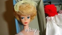 Vintage Barbie 1962 Case Dolls Clothes Shoes Acces. Clean Original Lot Wow