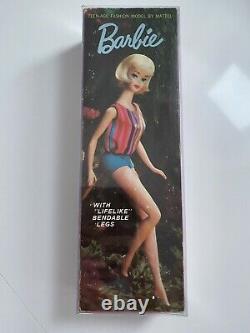 Vintage Barbie American Girl 1965 Blonde Hair NRFB MINT Flawless
