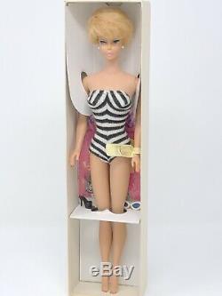 Vintage Barbie Bubblecut Pale Blonde White Ginger MINT With No Oxydation / Box