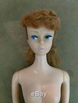 Vintage Barbie Doll #4 #5 Ponytail Bright Red Head Near Mint Free Ship