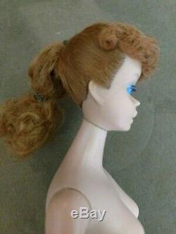 Vintage Barbie Doll #4 #5 Ponytail Bright Red Head Near Mint Free Ship