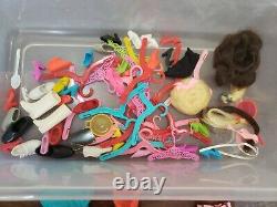 Vintage Barbie Doll, Barbie Clothes and Ken Clothes Lot