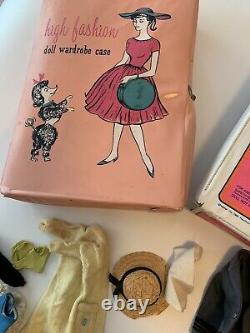 Vintage Barbie Doll Case Cases & Lot of Clothing Outfits As Is