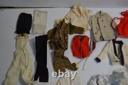 Vintage Barbie Doll Clothes & Accessories 60+ Lot 1960's Fashion Mod Ken AS IS