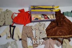 Vintage Barbie Doll Clothes & Accessories 60+ Lot 1960's Fashion Mod Ken AS IS