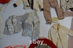 Vintage Barbie Doll Clothes & Accessories 60+ Lot 1960's Fashion Mod Ken AS IS