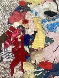 Vintage Barbie Doll Clothes Lot Authentic, Handmade, & Assorted Outfits