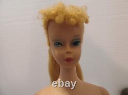 Vintage Barbie Doll Lot Blonde Ponytail Bubble Cut Flocked Ken Skipper Clothes