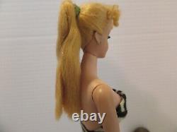 Vintage Barbie Doll Lot Blonde Ponytail Bubble Cut Flocked Ken Skipper Clothes