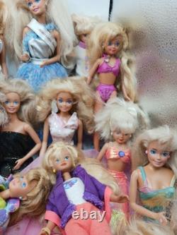 Vintage Barbie Doll Lot Of 40+ With Clothing And Accessories 80's 90's