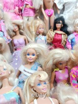 Vintage Barbie Doll Lot Of 40+ With Clothing And Accessories 80's 90's
