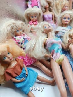 Vintage Barbie Doll Lot Of 40+ With Clothing And Accessories 80's 90's