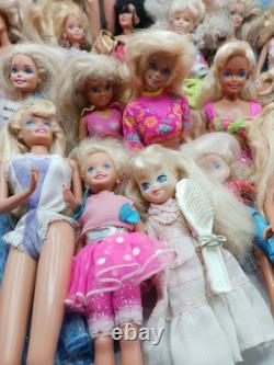 Vintage Barbie Doll Lot Of 40+ With Clothing And Accessories 80's 90's