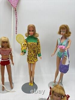 Vintage Barbie Doll Lot X 5 / 1960's 1970's/ Skooter/ Ken/ Midge/skipper/barbie+