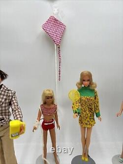 Vintage Barbie Doll Lot X 5 / 1960's 1970's/ Skooter/ Ken/ Midge/skipper/barbie+