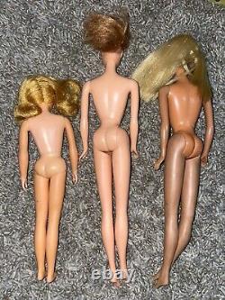 Vintage Barbie Doll lot of 1966 Dolls Rare Case Clothes Dawn Topper Dolls