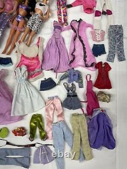 Vintage Barbie Dolls Ken Variety Eras Clothes Accessories Huge Lot Bags Dresses