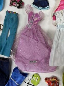 Vintage Barbie Dolls Ken Variety Eras Clothes Accessories Huge Lot Bags Dresses