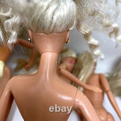 Vintage Barbie Dolls Lot Of 23 Blonde Hair Blue Eyes 70s 80s 90s Nude