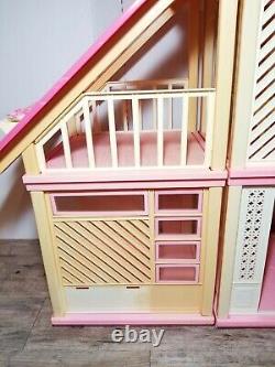 Vintage Barbie Dream House A Frame 1978 Dream Kitchen, Nursery & Furniture Lot