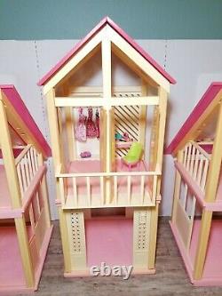 Vintage Barbie Dream House A Frame 1978 Dream Kitchen, Nursery & Furniture Lot