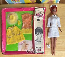 Vintage Barbie Julia#1127 (DiahannCarroll) Candlelight Capers#1753, NRFB, RARE, HTF