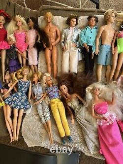 Vintage Barbie &Ken Dolls 1960's -1990s Mixed Lot (43 Dolls)