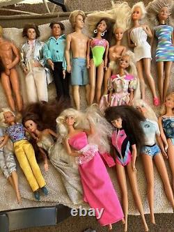 Vintage Barbie &Ken Dolls 1960's -1990s Mixed Lot (43 Dolls)