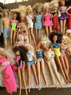 Vintage Barbie &Ken Dolls 1960's -1990s Mixed Lot (43 Dolls)