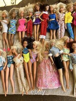 Vintage Barbie &Ken Dolls 1960's -1990s Mixed Lot (43 Dolls)