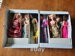 Vintage Barbie & Ken Dolls With Other Dolls Lot 2 With Case. From 1960's & 70's