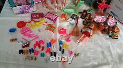 Vintage Barbie Ken PJ Flatsy Kiddle Case Clothes Takara Accs Lot of 150+ items