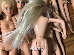 Vintage Barbie Ken Skipper Francie Midge Pj Lot Of 28 Dolls, Clothes And More