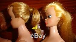 Vintage Barbie Lot 1960's Case Dolls Clothes Acces. Clean Most Exc. Cond. No Work