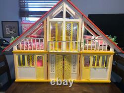 Vintage Barbie Lot A Frame Dream House with Box and 1982 Dream Cottage Furnished