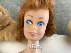 Vintage Barbie Lot. American Girl, #3Blonde and a Midge with Teeth! CUTE